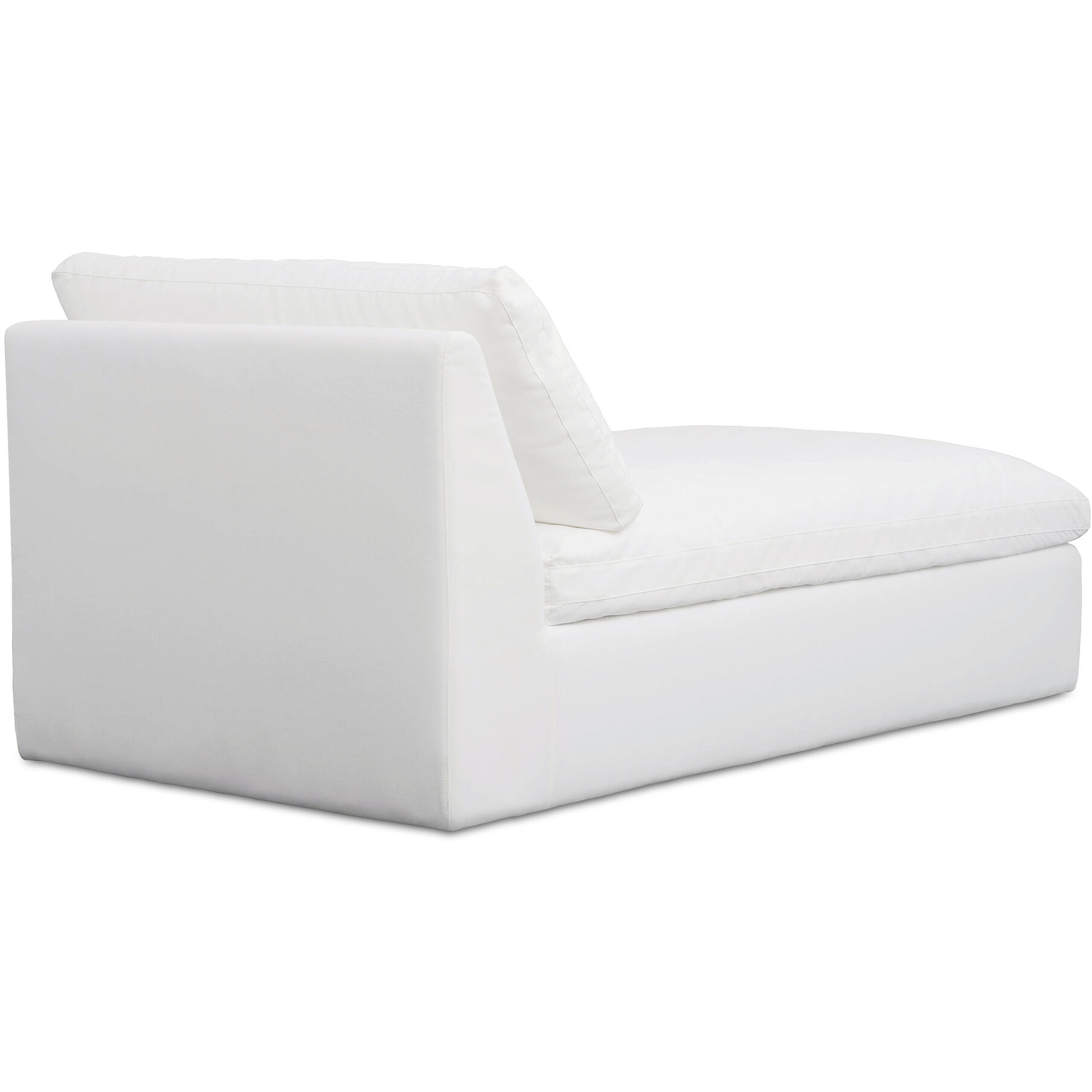 Miles White Outdoor Chaise